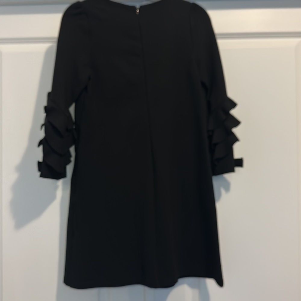 LBD 3/4 Ruffle Sleeve Dress Size M - Picture 2 of 10